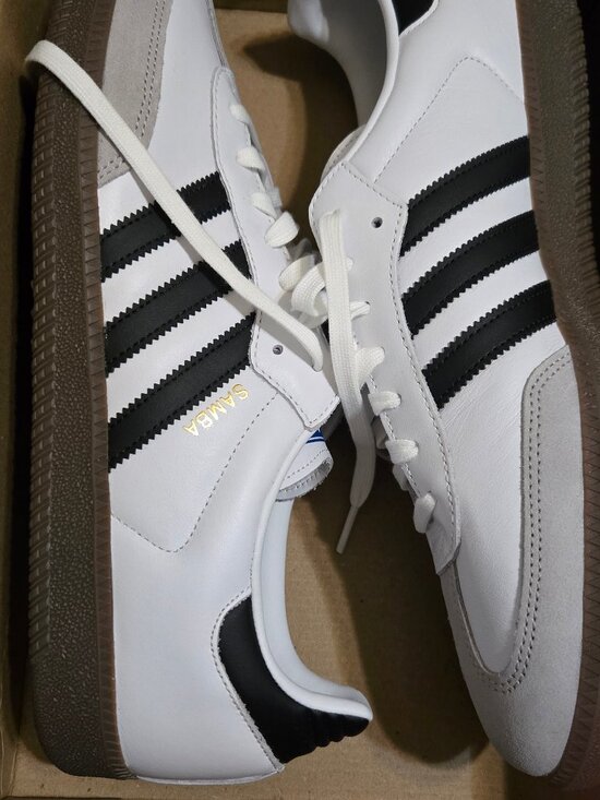 Adidas Other - Men's Adidas Samba OG White Black Gum Size 13 New